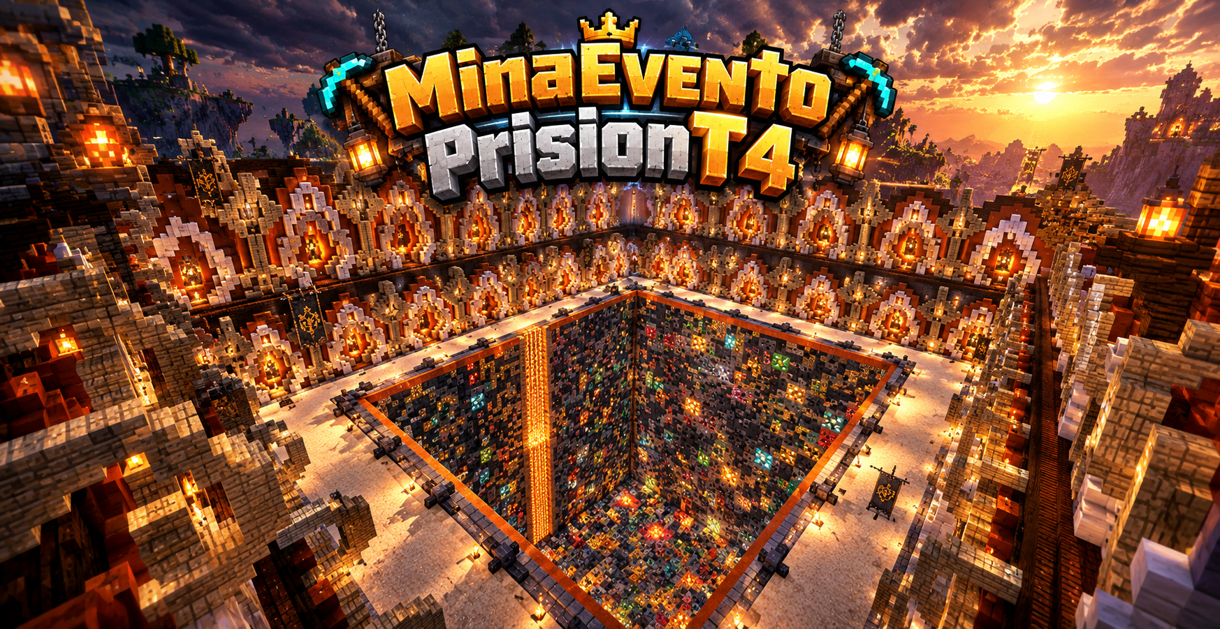 ⛏️🔥 ¡MinaEvento Especial — Prisión T4! 🔥⛏️