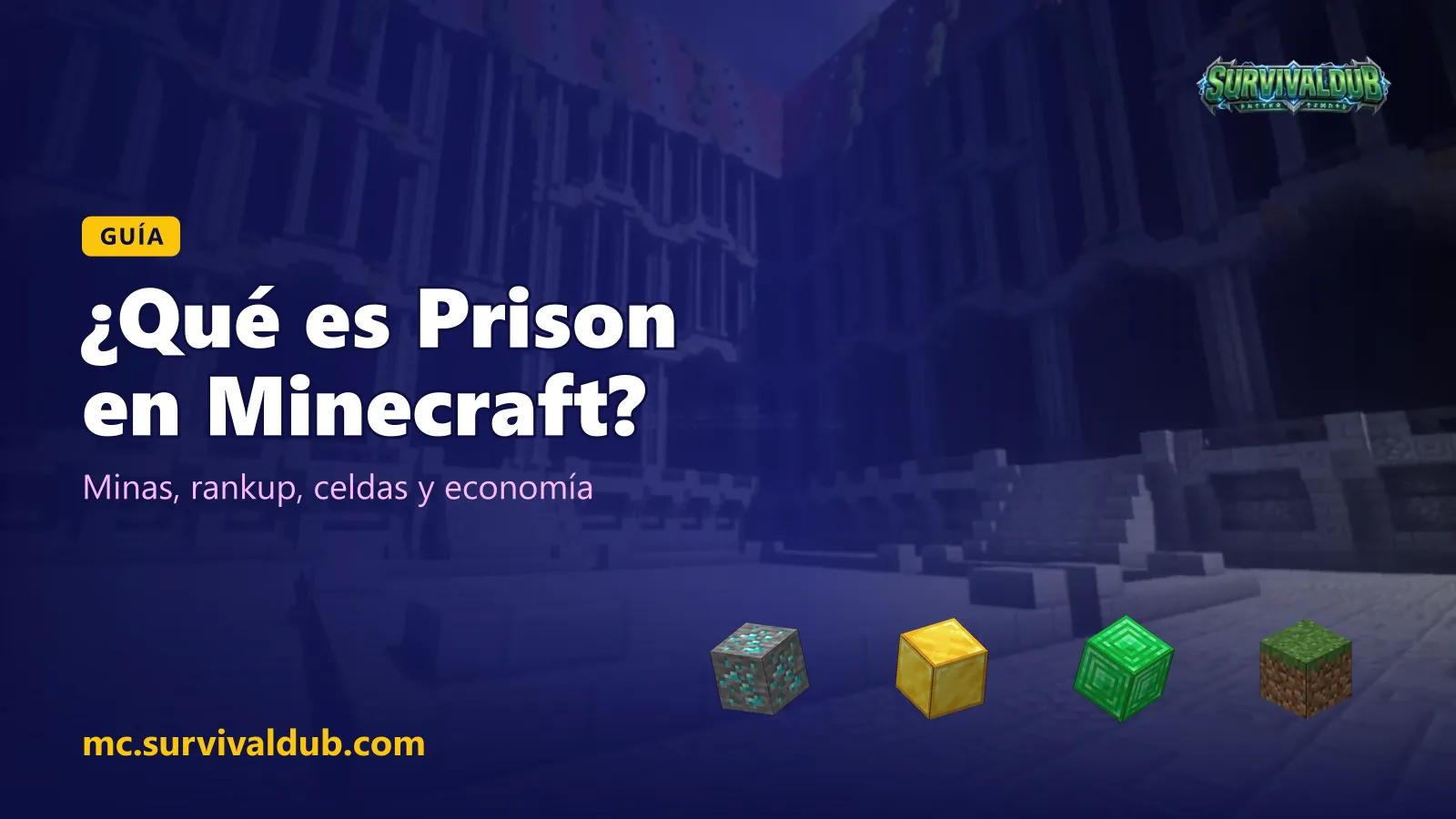 QuÃ© es Prison en Minecraft: minas, rankup, celdas y economÃ­a