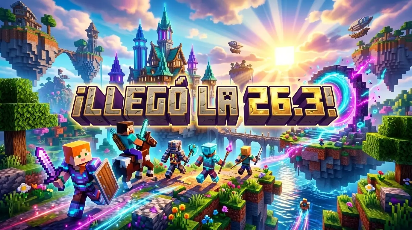 🚀 SurvivalDub Network ya es compatible con Minecraft 26.3: ¡Novedades, 0 lag y máxima diversión!